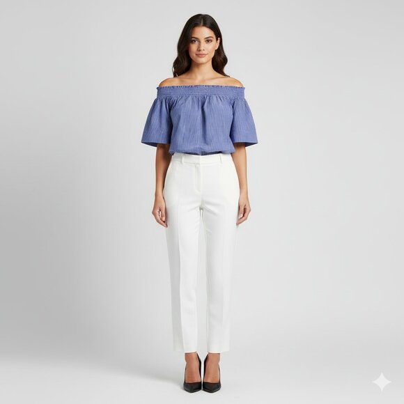 J.Crew Off The Shoulder Blouse - Picture 4 of 13